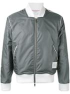 Thom Browne - Zipped Jacket - Men - Cotton/polyester/polyurethane - 3, Grey, Cotton/polyester/polyurethane