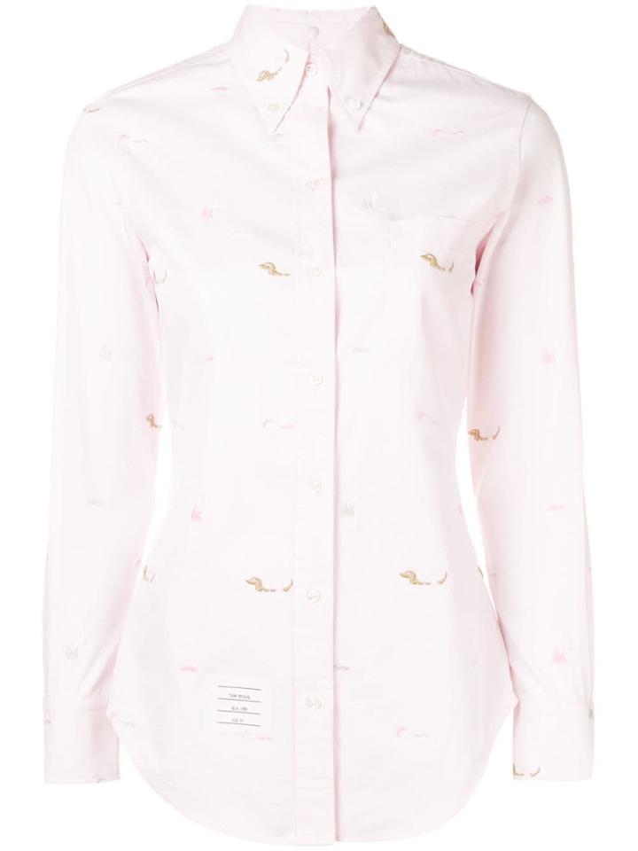 Thom Browne Synchronized Swimmer Oxford Shirt - Pink