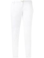 Jacob Cohen - Skinny Trousers - Women - Cotton/spandex/elastane - 29, White, Cotton/spandex/elastane