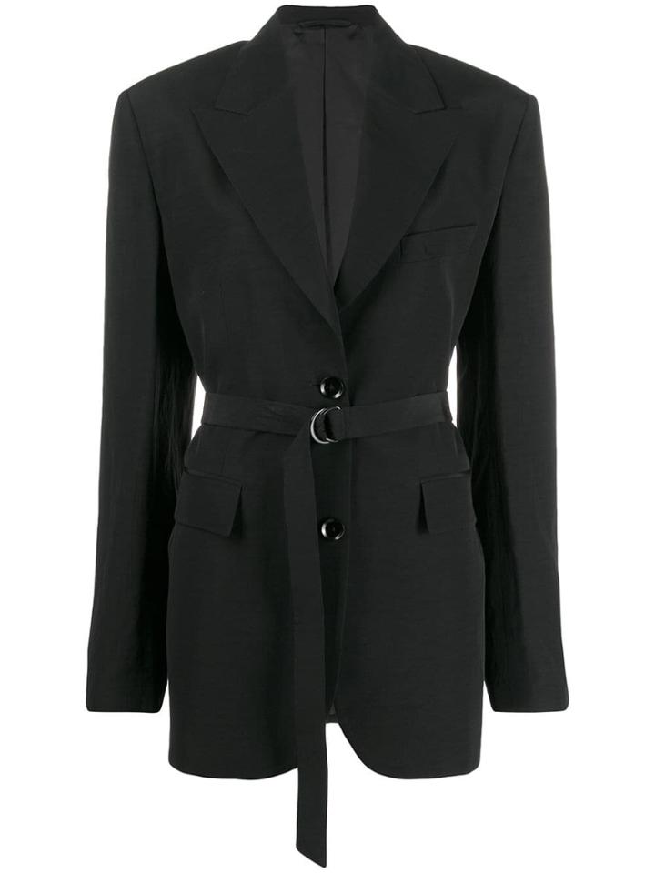 Christian Wijnants Belted Blazer - Black