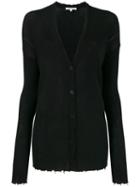 Helmut Lang - Lightweight Knitted Cardigan - Women - Wool - S, Black, Wool