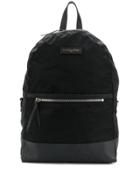 Philippe Model Zipped Backpack - Black