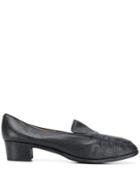 Gucci Vintage 1960's Heeled Loafers - Black