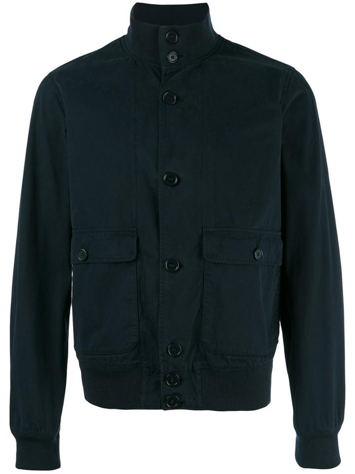 Aspesi - Buttoned Jacket - Men - Cotton/polyamide/polyester/spandex/elastane - Xxl, Blue, Cotton/polyamide/polyester/spandex/elastane
