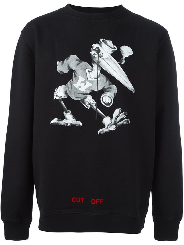Off-white Bird Print Sweatshirt