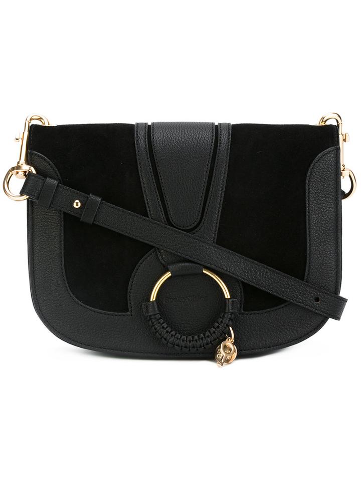 See By Chloé Hana Crossbody Bag, Women's, Black, Calf Leather