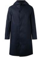 Mackintosh - Hooded Raincoat - Men - Cotton - 42, Blue, Cotton