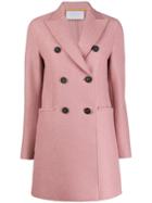 Harrys Of London Short Double-breasted Coat - Pink
