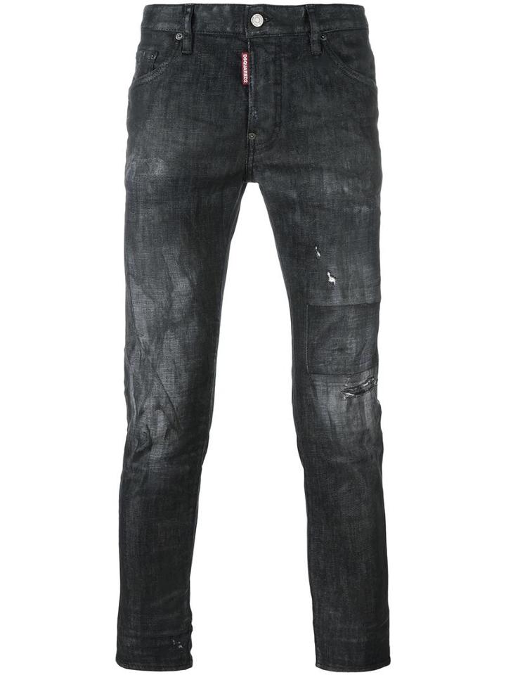 Dsquared2 'skater' Jeans, Men's, Size: 46, Black, Cotton/spandex/elastane