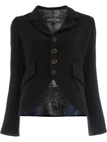 Geoffrey B. Small Cashmere Fitted Jacket - Black