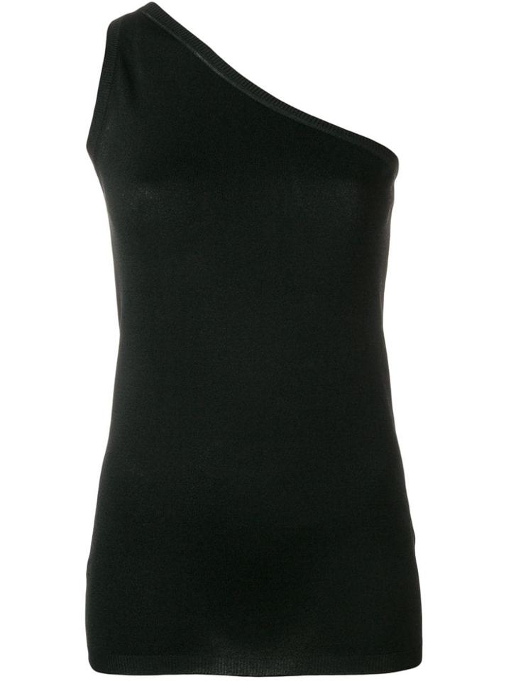 Sara Lanzi One-shoulder Top - Black