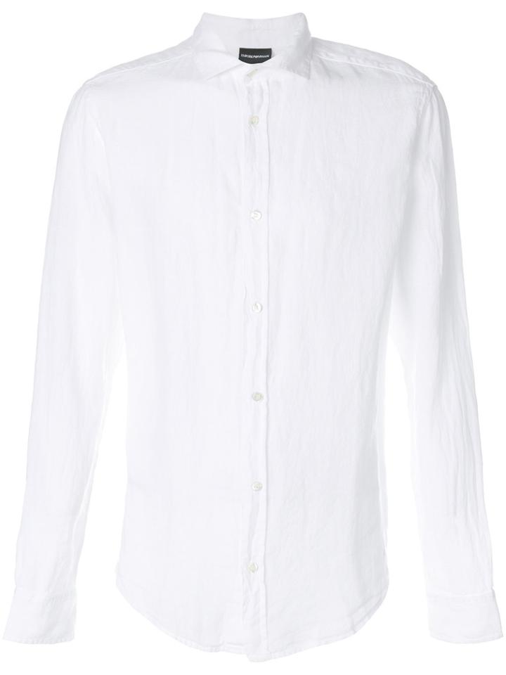 Emporio Armani Classic Long-sleeve Shirt - White