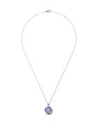 De Beers 18kt White Gold Enchanted Lotus Lapis Lazuli Medal Diamond