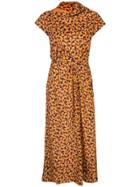Saloni Mid-length Demi Dress - Yellow