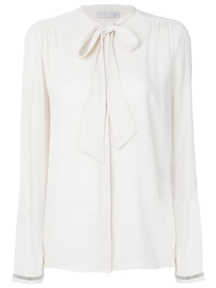 Fabiana Filippi Soft Blouse - Nude & Neutrals