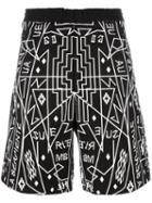 Marcelo Burlon County Of Milan Salomon Track Shorts, Men's, Size: Medium, Black, Cotton