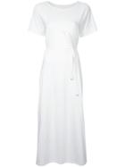 Lemaire - Panelled T-shirt Dress - Women - Cotton - 36, White, Cotton