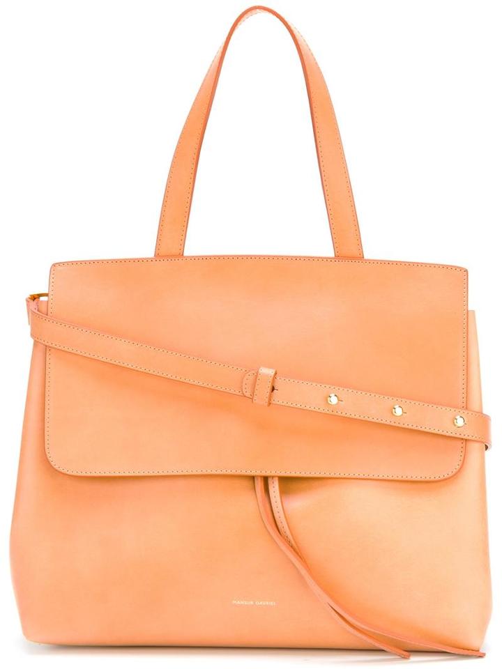 Mansur Gavriel Flap Shoulder Bag, Women's, Brown