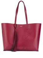 Saint Laurent Top Handles Tote Bag - Red