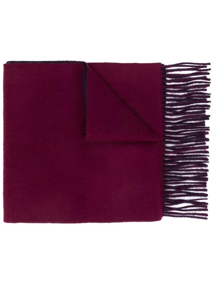 N.peal Colour-block Scarf - Blue