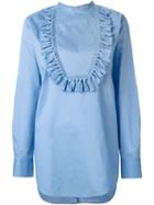 Ports 1961 Ruffled Bib Oversized Blouse