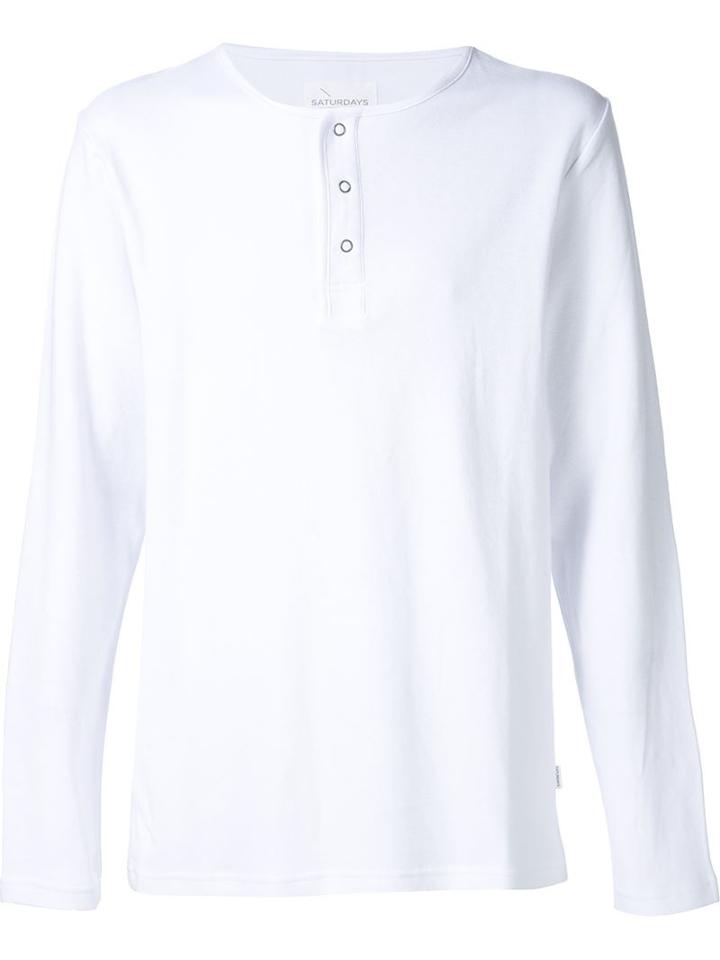 Saturdays Surf Nyc 'mitch' Henley T-shirt