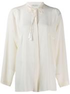 Etro Long-sleeve Tailored Blouse - Neutrals