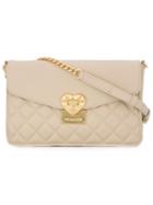 Love Moschino Quilted Shoulder Bag, Women's, Nude/neutrals