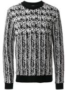 Neil Barrett Ribbed Roll Neck Sweater - Black