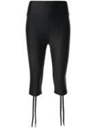 Aje Capri Biker Shorts - Black