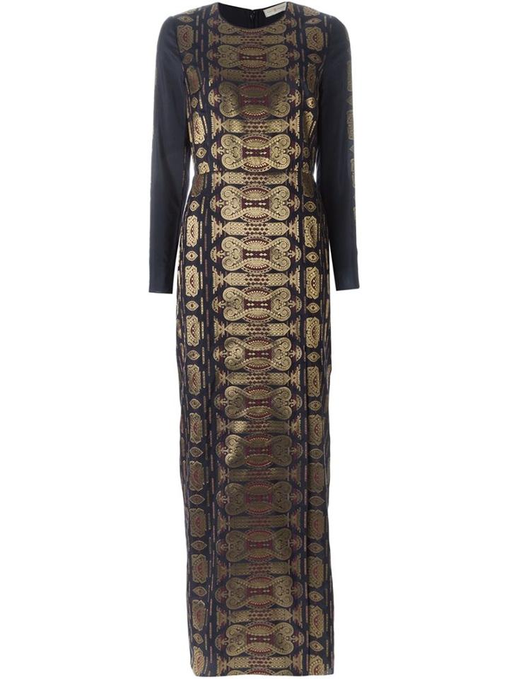 Tory Burch Long Jacquard Dress