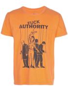Local Authority 'authority' T-shirt - Orange
