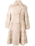 Liska Marscha Trimmed Coat - White