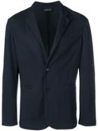 Emporio Armani Textured Blazer - Blue
