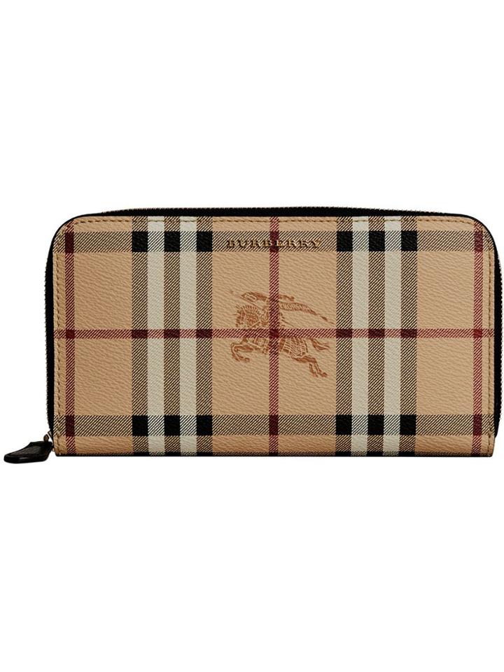 Burberry Haymarket Check Ziparound Wallet - Unavailable