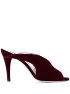 Givenchy Open Toe Mules - Red