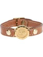 Celine Vintage Contrast Buckle Bracelet