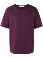 Lucio Vanotti Inverted Chest Pocket T-shirt, Men's, Size: 3, Pink/purple, Cotton