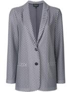 Giorgio Armani Woven Straight-fit Jacket - Grey