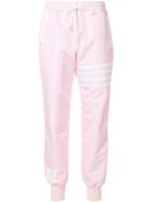 Thom Browne Lightweight Sweatpants With Seamed-in 4 Bar Stripe In