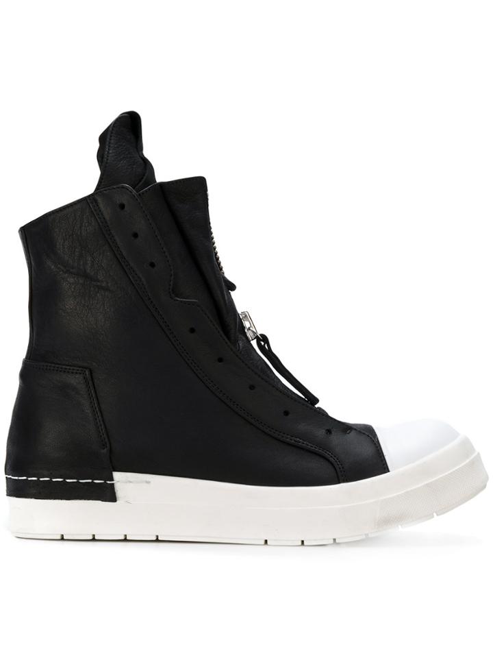 Cinzia Araia Zipped Hi-top Sneakers - Black
