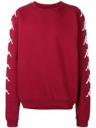 Paura Logo Sleeve Sweatshirt - Red