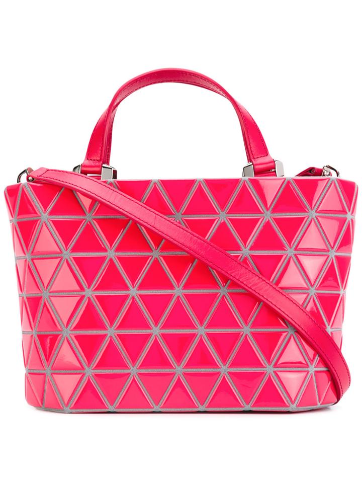 Bao Bao Issey Miyake Crystal Gloss Mini Crossbody Bag - Red