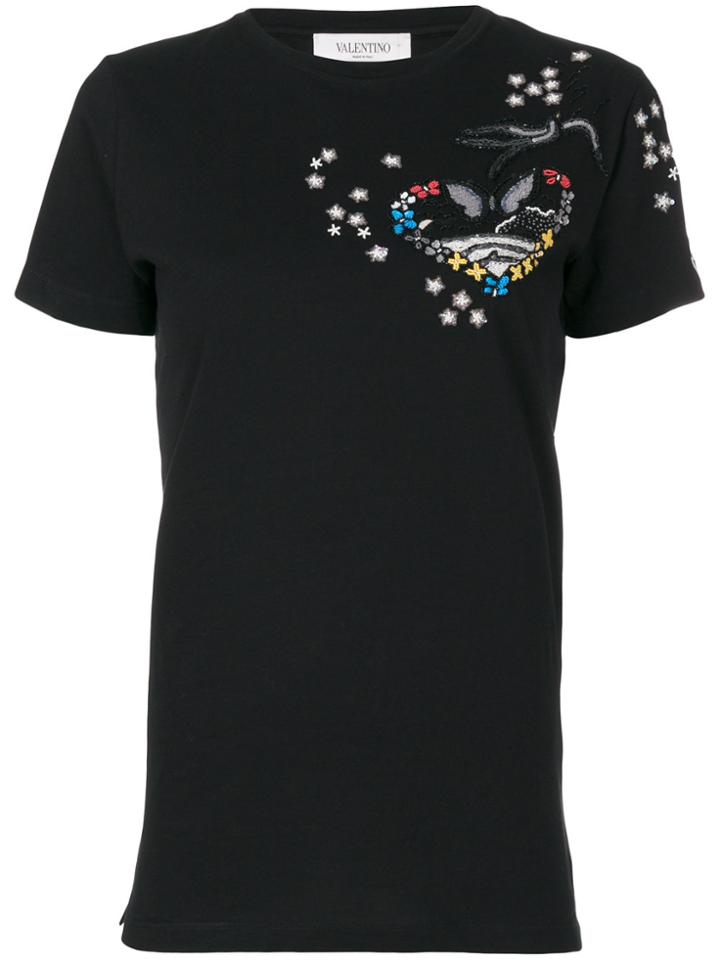 Valentino Heart T-shirt - Black