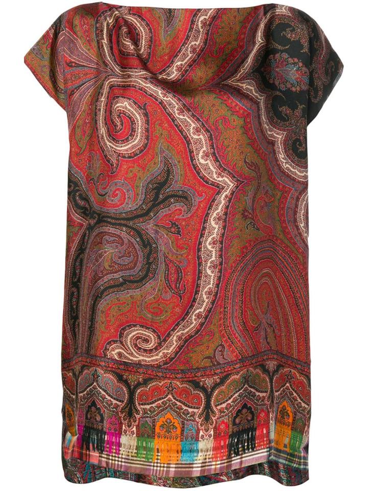 Pierre-louis Mascia Paisley Print Top - Red