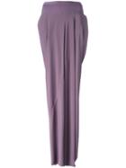Rick Owens Asymmetric Slit Skit, Women's, Size: 42, Pink/purple, Silk/acetate