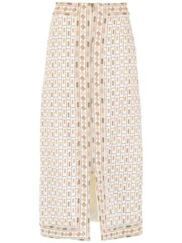 Framed Nairóbi Midi Skirt - Neutrals
