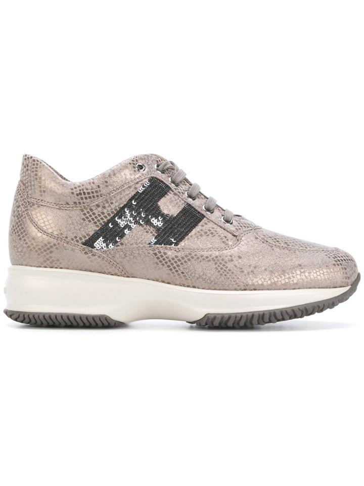 Hogan Interactive Sneakers - Metallic
