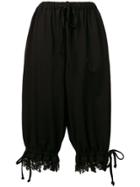 Simone Rocha Puffball Cropped Trousers - Black