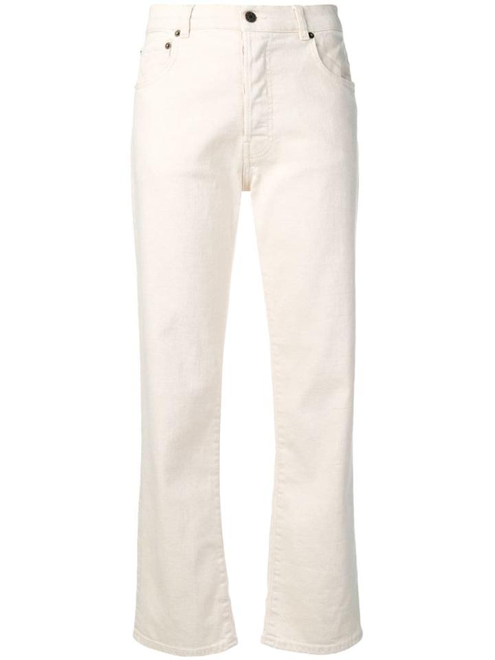 6397 Simple Classic Jeans - White